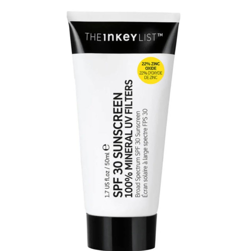The INKEY List SPF30 Sunscreen 100% Mineral UV Filters 50ml The INKEY List SPF30 Sunscreen 100% Mineral UV Filters 50ml The INKE