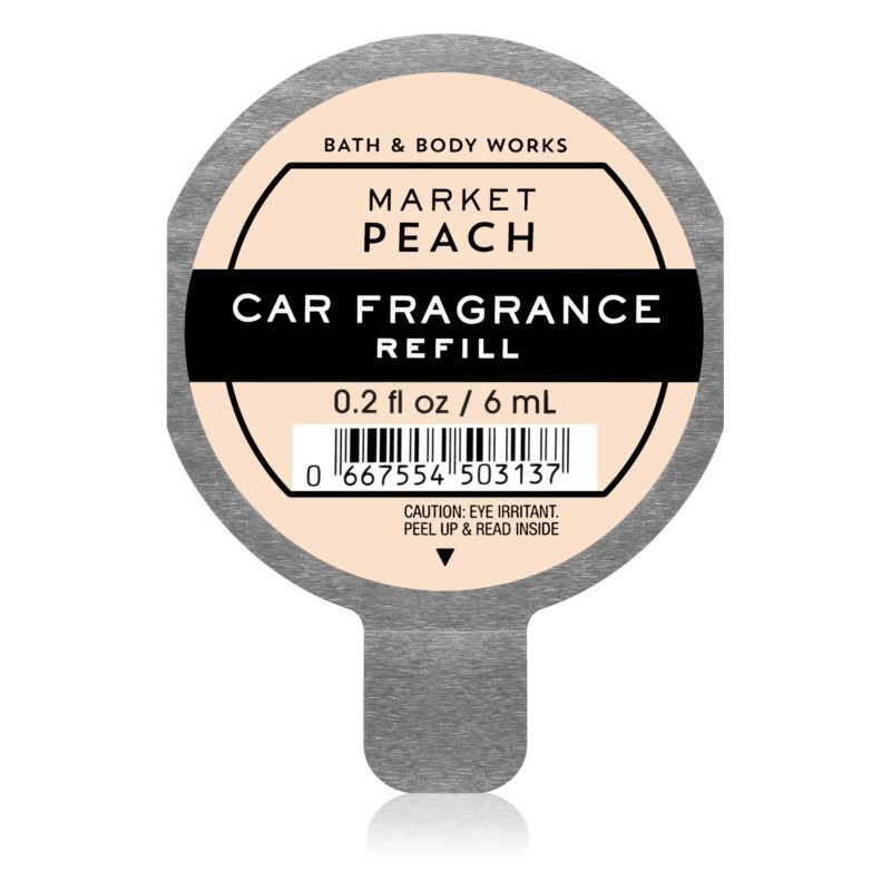 Bath & Body Works Market Peach désodorisant voiture recharge