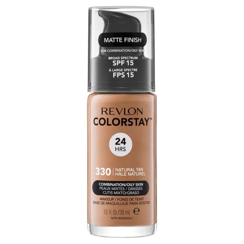 Revlon ColorStay FOND DE TEINT COLORSTAY 24H - PEAUX  mixtes à grasse - 330: Natural Tan