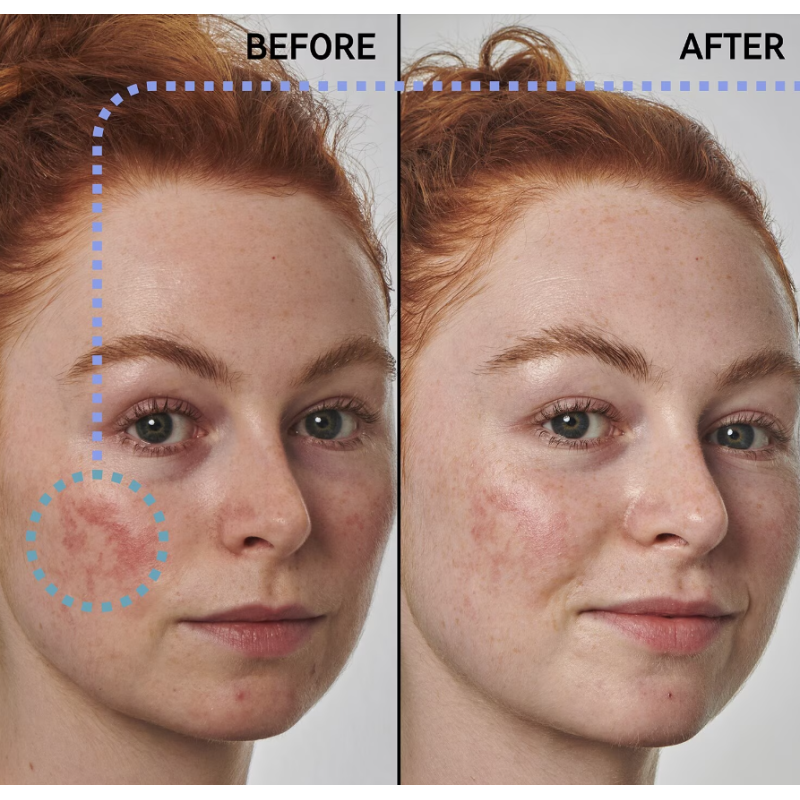 THE INKEY LIST Solution Anti-rougeurs avec de l'acide azélaïque 10 % - Sérum visage