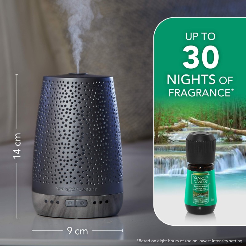 Yankee Candle Coffret Bonne Nuit - Diffuseur & recharge parfumée - Rêves Paisibles