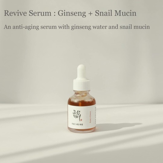 BEAUTY OF JOSEON - Sérum Revive : Ginseng + Mucine d'Escargot - 30ml
