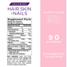 Nature's Bounty Advanced Hair, Skin and Nails Strawberry Gummies, 6000mcg Biotin, 80Ct.