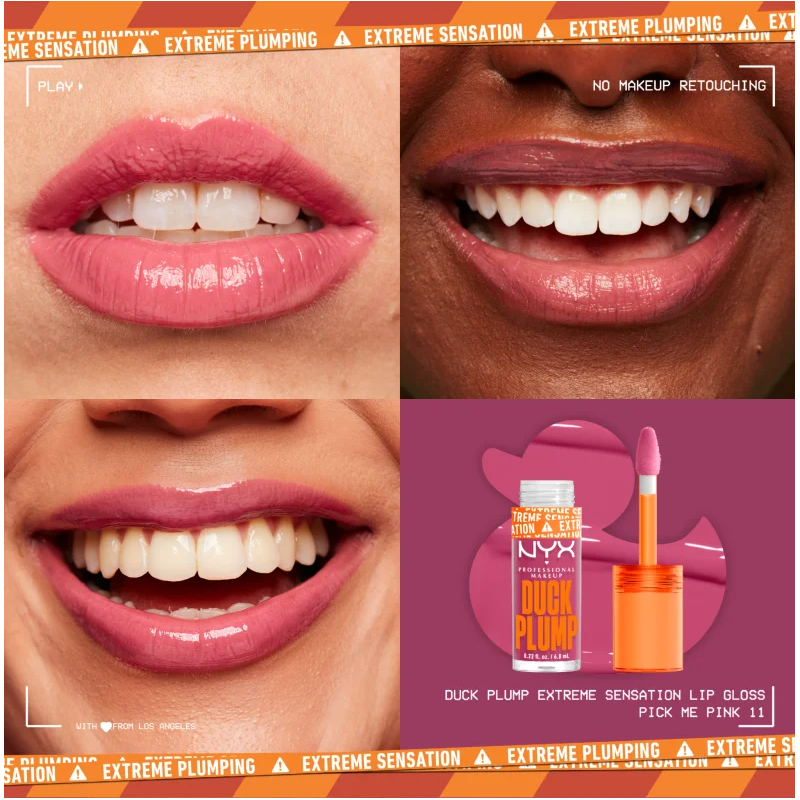 NYX Professional Makeup Duck Plump brillant à lèvres effet repulpant