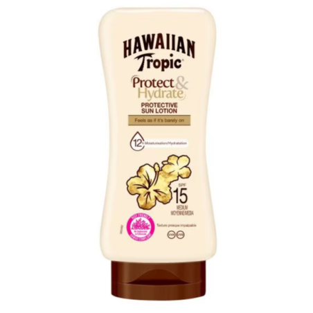 Hawaiian Tropic Hydrating Protection Lotion SPF 15 180ml