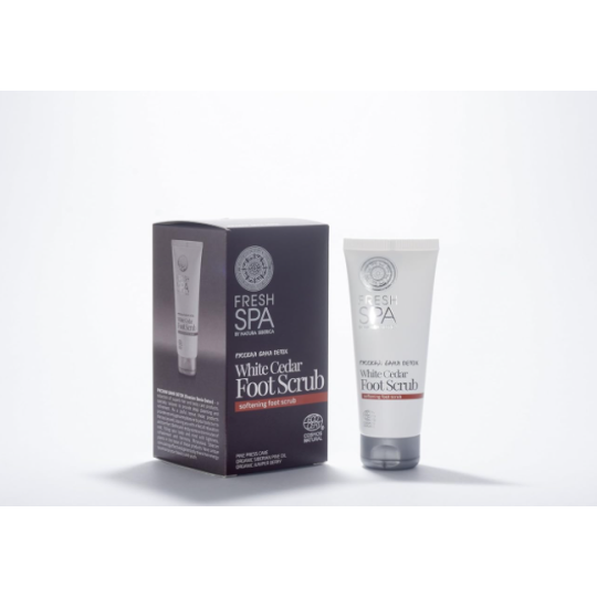 Natura Siberica Exfoliant pour Pieds Adoucissant au Cèdre Blanc Russkaja Bania Detox