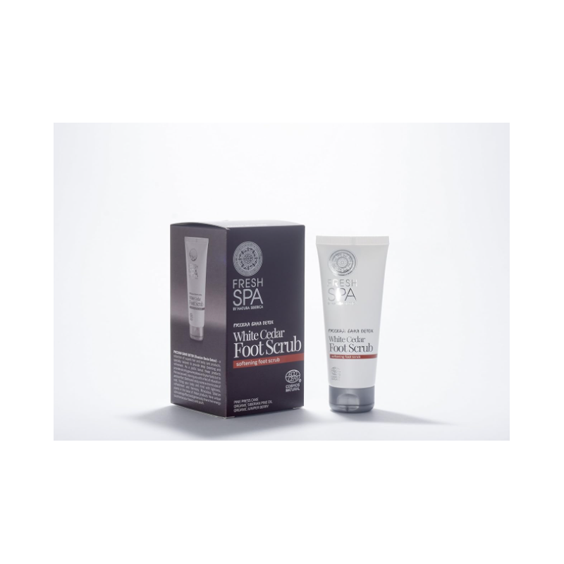 Natura Siberica Exfoliant pour Pieds Adoucissant au Cèdre Blanc Russkaja Bania Detox