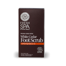 Natura Siberica Exfoliant pour Pieds Adoucissant au Cèdre Blanc Russkaja Bania Detox