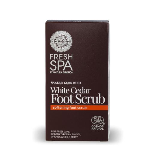 Natura Siberica Exfoliant pour Pieds Adoucissant au Cèdre Blanc Russkaja Bania Detox