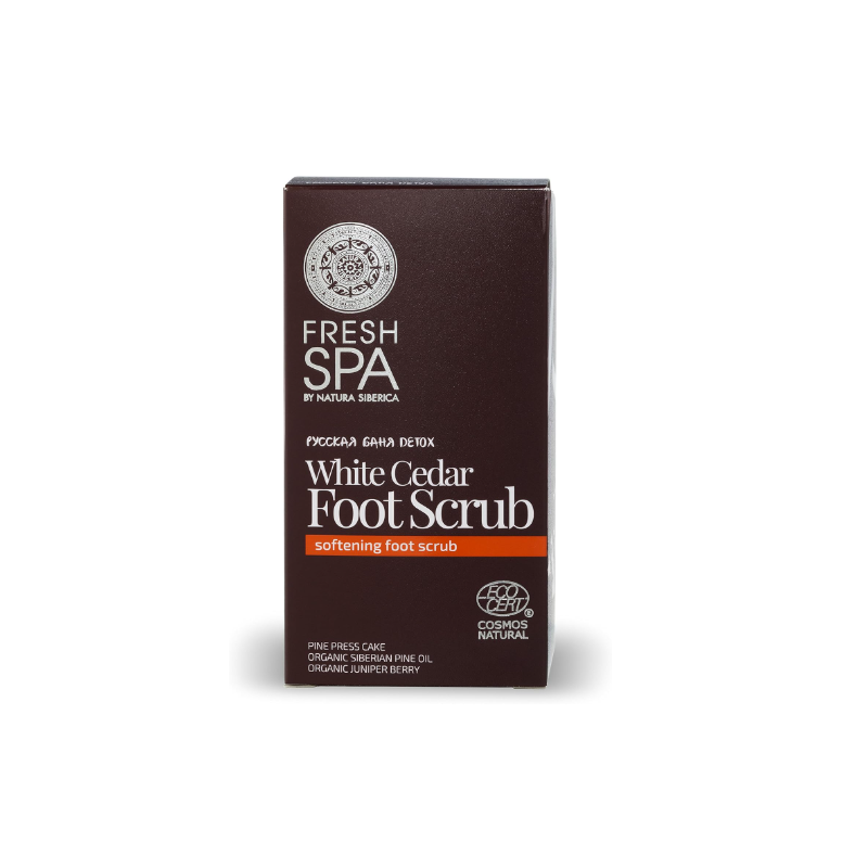 Natura Siberica Exfoliant pour Pieds Adoucissant au Cèdre Blanc Russkaja Bania Detox