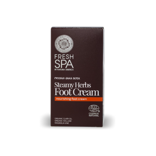 Natura Siberica Crème pour les pieds aux herbes torrides Fresh Spa