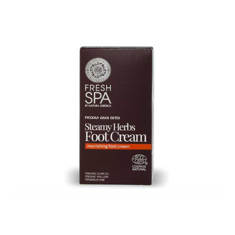Natura Siberica Crème pour les pieds aux herbes torrides Fresh Spa