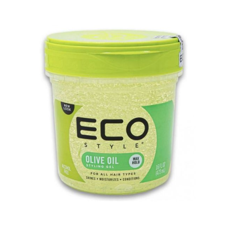 ECO STYLER Gel de fixation à l'huile d'OLIVE 473ml