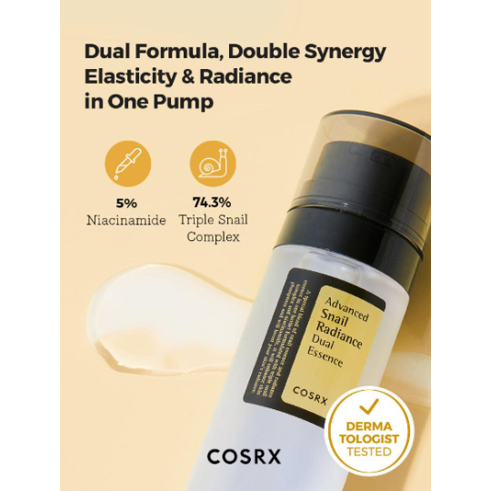 COSRX Advanced Snail Radiance Dual Essence 80ml