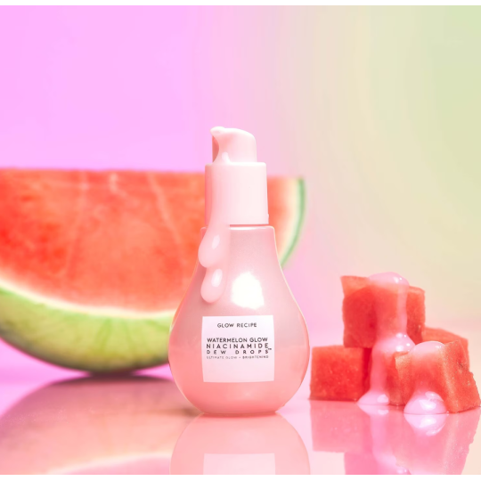 GLOW RECIPE Watermelon Glow - Les Gouttes Rosées à la Niacinamide Mini Serum
