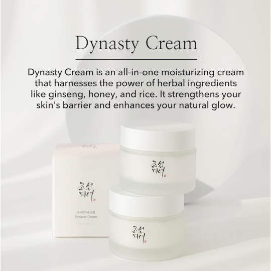 BEAUTY OF JOSEON Crème Dynasty Crème visage