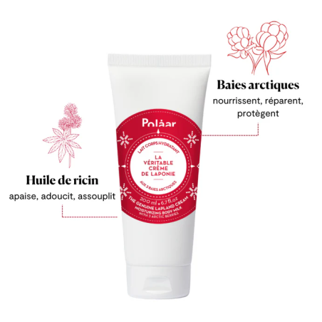 POLAAR Lait Corps Hydratant La Véritable Crème de Laponie