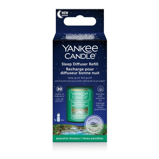Yankee Candle Recharge Pour Diffuseur Bonne Nuit Parfum Rêves Paisibles - Peaceful Dreams
