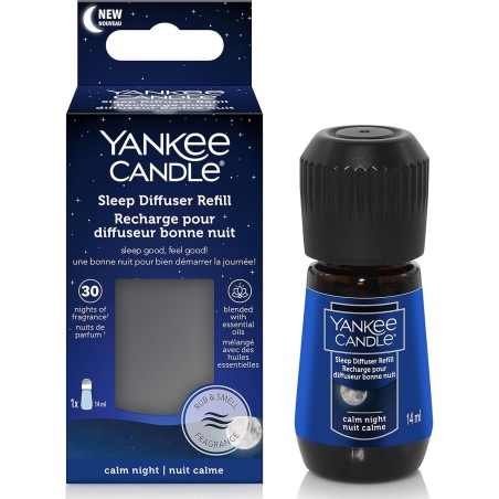Yankee Candle Recharge Pour Diffuseur Bonne Nuit Parfum Rêves Paisibles - Peaceful Dreams