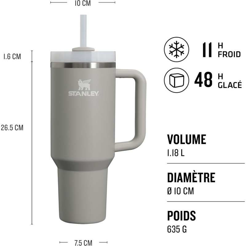 STANLEY GOBELET QUENCHER - 1.2L Ash