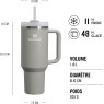 STANLEY GOBELET QUENCHER - 1.2L Ash