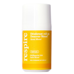 RESPIRE - Déodorant Roll-on Douceur Monoï Efficacité 24H