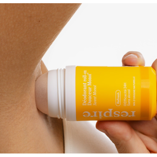 RESPIRE - Déodorant Roll-on Douceur Monoï Efficacité 24H