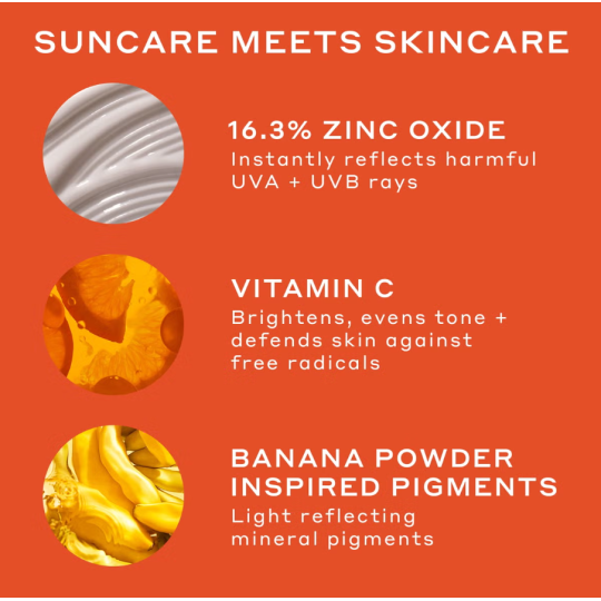 OLEHENRIKSEN Banana Bright Mineral Sunscreen SPF 30 - Crème Solaire Vitamine C + Niacinamide