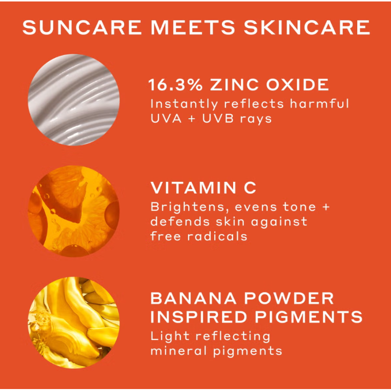 OLEHENRIKSEN Banana Bright Mineral Sunscreen SPF 30 - Crème Solaire Vitamine C + Niacinamide