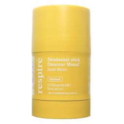 RESPIRE Déodorant Stick Douceur de Monoï - Efficacité 48H