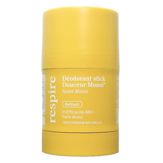 RESPIRE Déodorant Stick Douceur de Monoï - Efficacité 48H