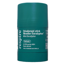 RESPIRE Déodorant Stick Menthe Eucalyptus  Efficacité 48H