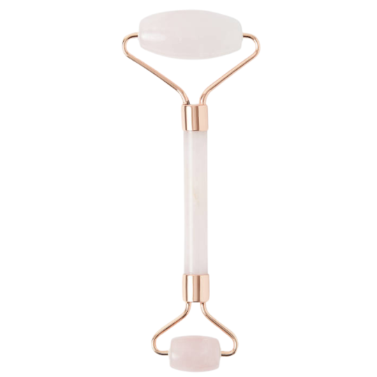 KITSCH CRYSTAL FACIAL ROLLER ROSE QUARTZ