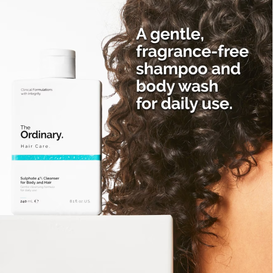 The Ordinary Sulphate 4% shampooing et gel douche