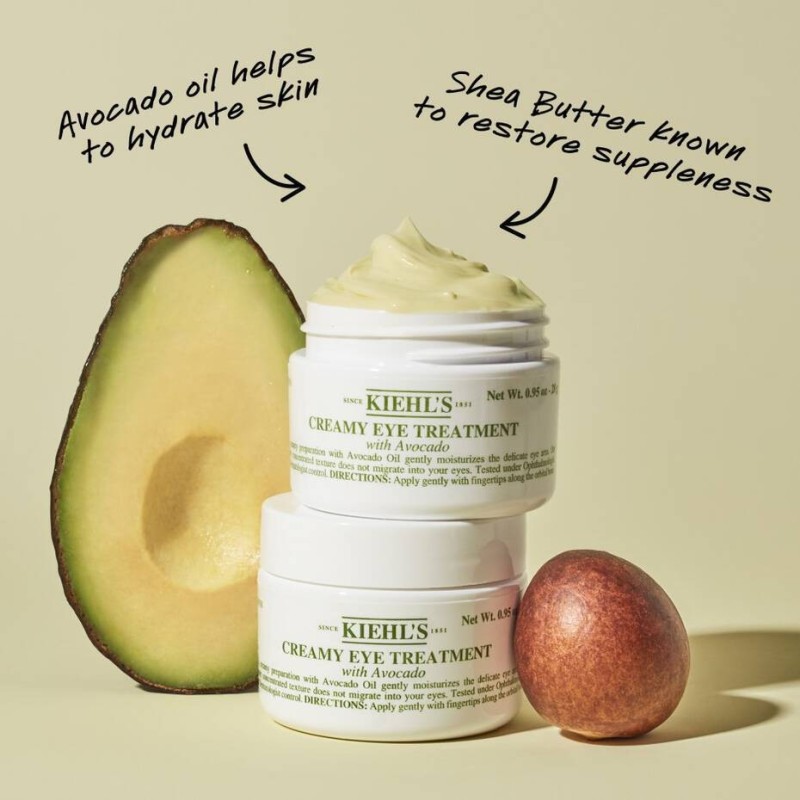 Kiehl's Contour des yeux hydratant à l'huile d'avocat 14ml