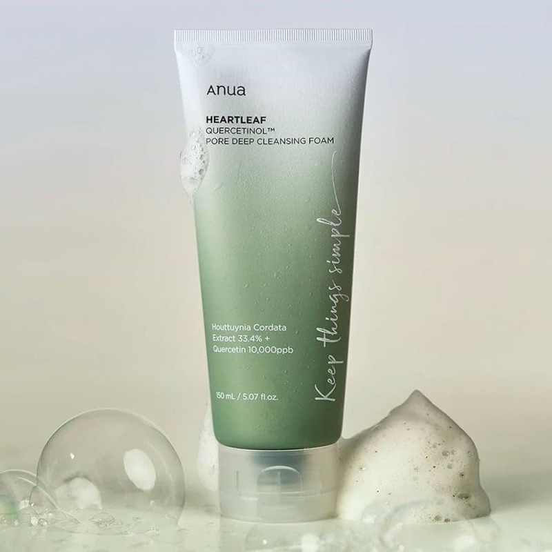 ANUA - Mousse nettoyante en profondeur Heartleaf Quercetinol Pore - 150ml