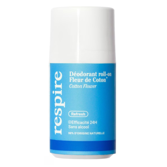 Respire déodorant roll-on Fleur de Coton 50ml