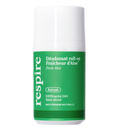 RESPIRE Déodorant Roll-on Fraîcheur d'Aloe Efficacité 24H