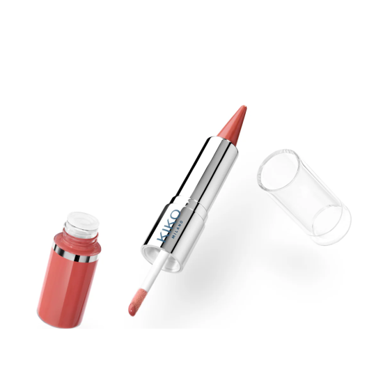 kiko Duo Lip Color & Gloss 02 Cœurs battants