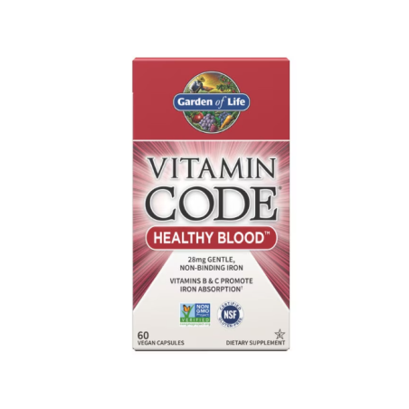 Garden of Life Vitamin Code Healthy Blood 60 capsules vegan