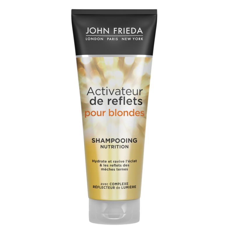 JOHN FRIEDA Activateur de Reflets pour Blond Shampooing Nutrition 250 ml