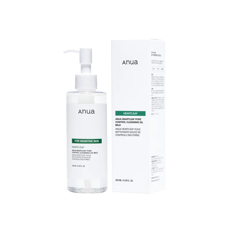 ANUA - Huile nettoyante douce pour contrôle des pores Heartleaf 200ml