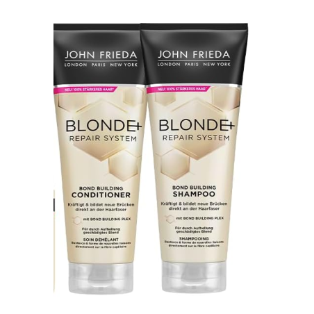 JOHN FRIEDA Blonde+ Repair System Shampooing & Conditioner 250 ml