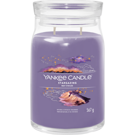 Yankee Candle Bougie jarre Nuit étoilée Grand modèle 567 g
