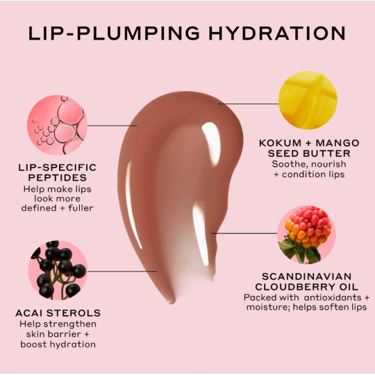 OLEHENRIKSEN Pout Preserve Lip Treatment - Soin des lèvres hydratant & anti-âge aux peptides - Crème Brulee 12ml
