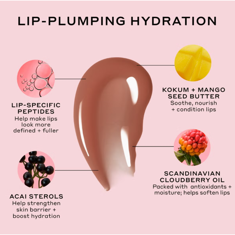 OLEHENRIKSEN Pout Preserve Lip Treatment - Soin des lèvres hydratant & anti-âge aux peptides - Crème Brulee 12ml
