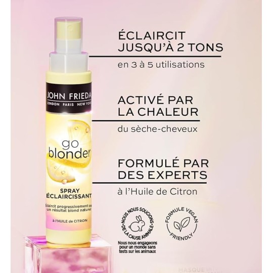 John Frieda Sheer Blonde Spray éclaircissant ciblé 100ml