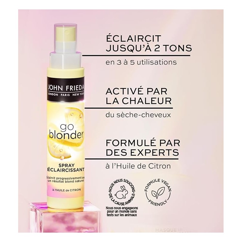 John Frieda Sheer Blonde Spray éclaircissant ciblé 100ml