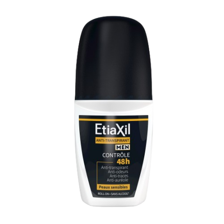 Etiaxil Déodorant Men Anti-Transpirant Contrôle 48H Roll-On 50 ml