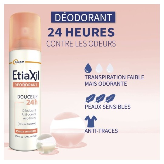 ETIAXIL DEODORANT SANS ALUMINIUM SPRAY 150ML